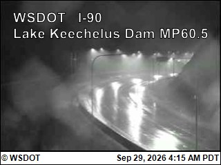 I-90 at MP 60.5 Lake Keechelus Dam
