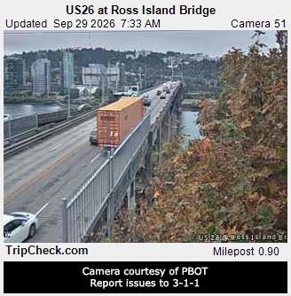 US26 at Ross Island Bridge