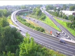 CAM 114 East Hartford RT 2 WB W/O Exit 2W - I-84 EB Exit 55