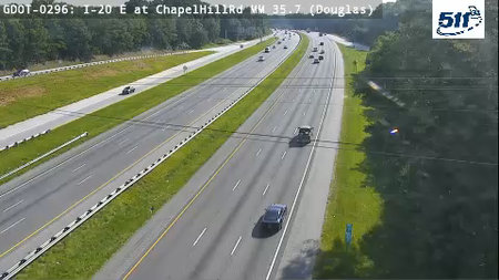 GDOT-0296: I-20 E at ChapelHillRd MM 35.7 (Douglas)