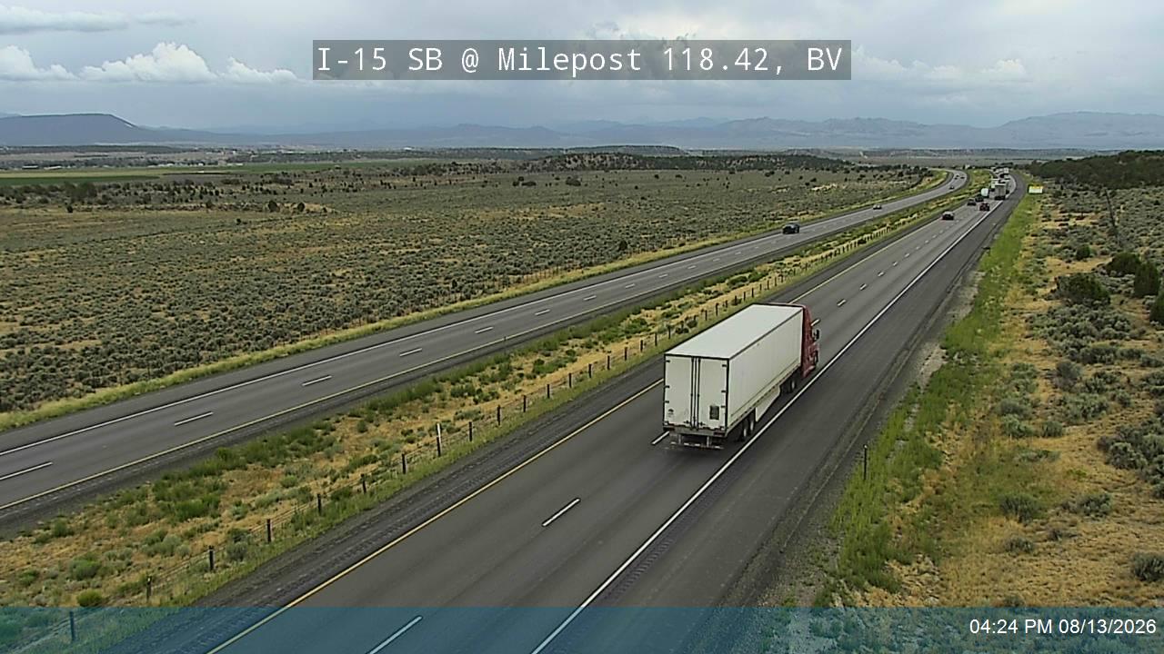 I-15 SB @ Milepost 118.42, BV