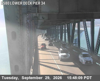 CA-580 - TVR29 -- I-580 : Lower Deck Pier 34 - East