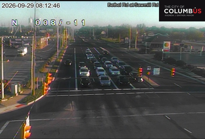 (City of Columbus) Bethel Rd at Sawmill Rd
