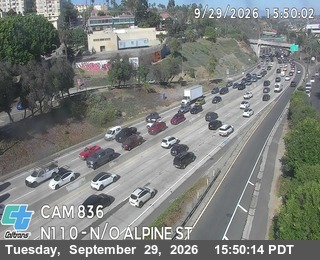 I-110 - I-110 : (836) Alpine St On-Ramp - North