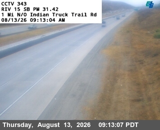 I-15 : (343) 1 Mile North of Indian Truck Trail Road