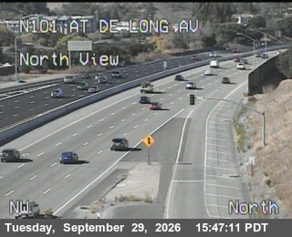 US-101 - TVE89 -- US-101 : AT DE LONG AVE - North