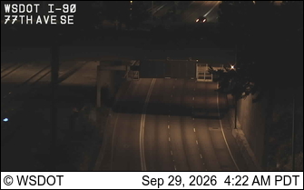 I-90 at MP 6.8: 77th Ave SE