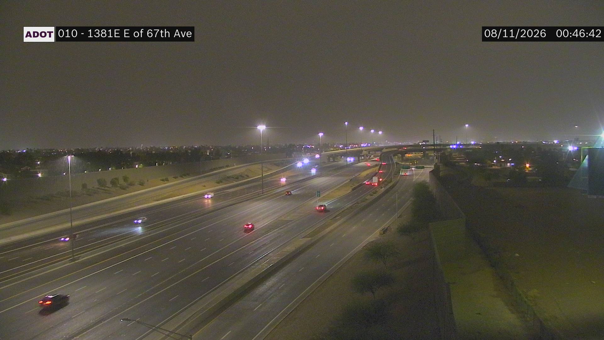 I-10 - I-10 @E of 67th Ave