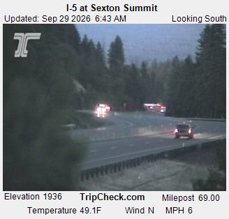 I-5 at Sexton Summit