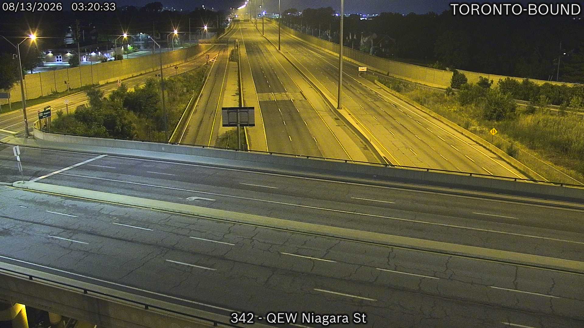 QEW near Niagara Street