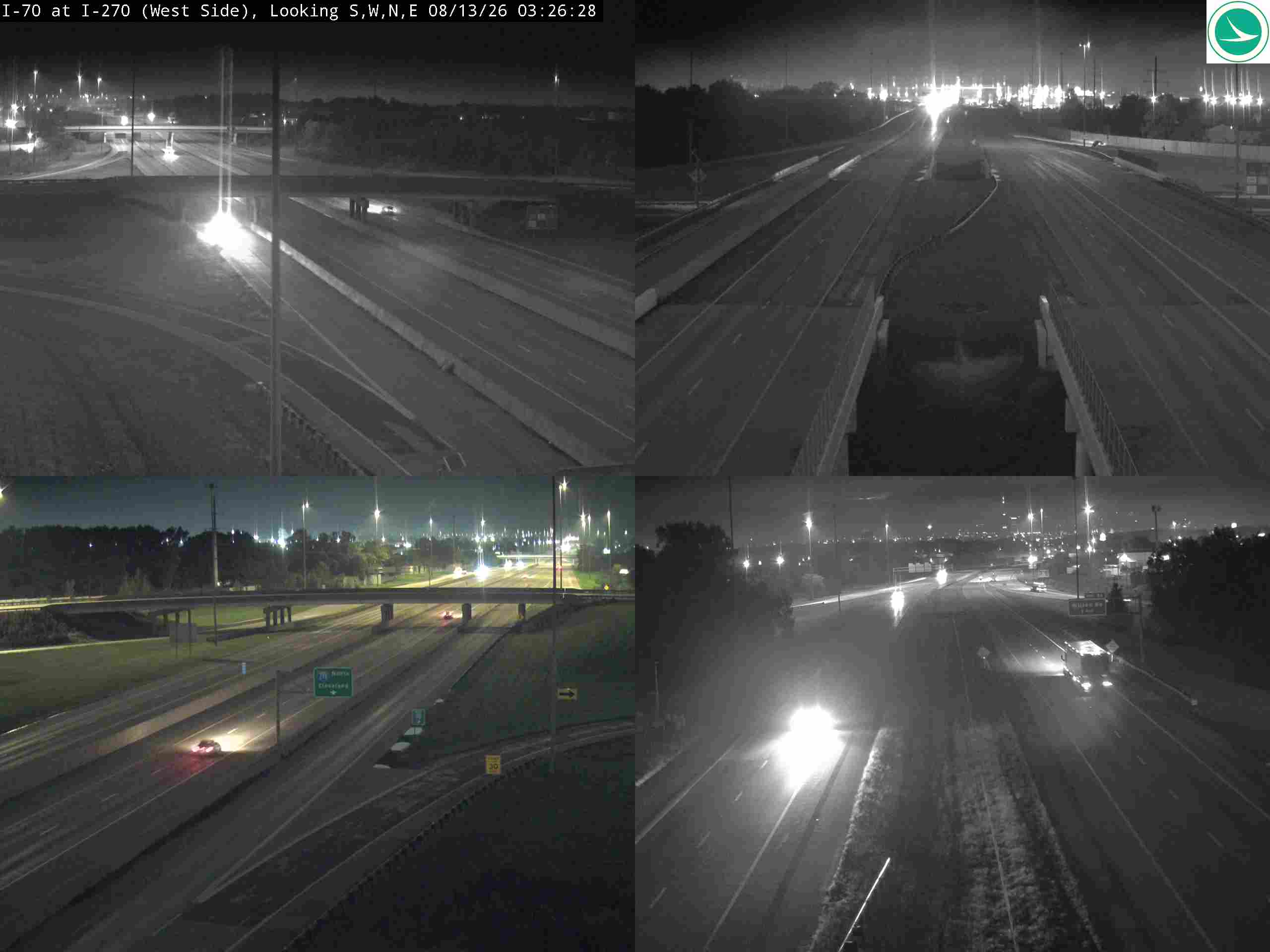 I-70 at I-270 (West side)
