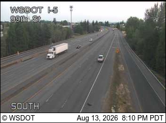 I-5 at MP 5.4: 99th St