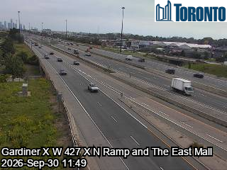 Gardiner Expressway near Highway 427