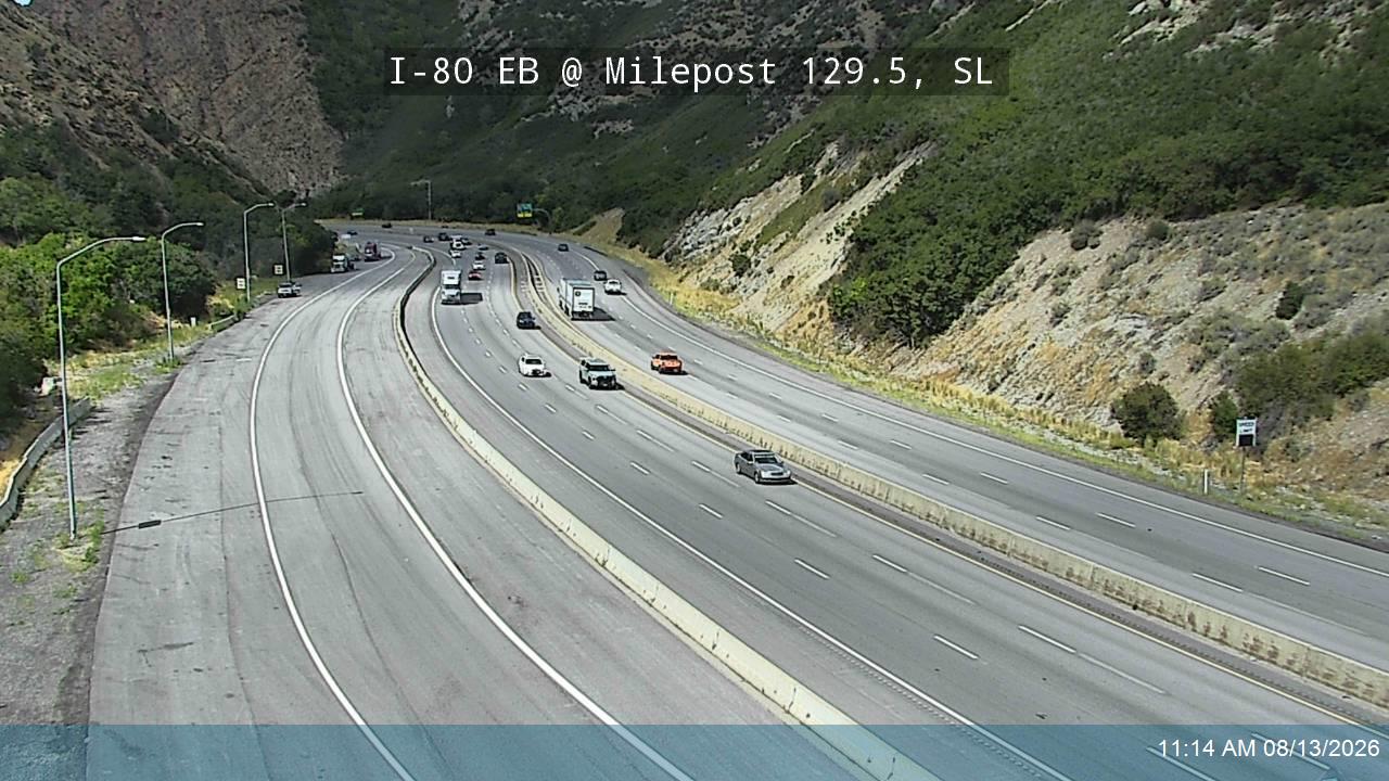 I-80 / Parley's Canyon EB @ Chain Up Area East / MP 129.5, SL