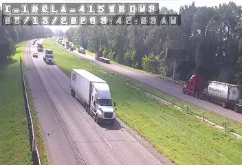 I-10 WB before LA 415 DMS 