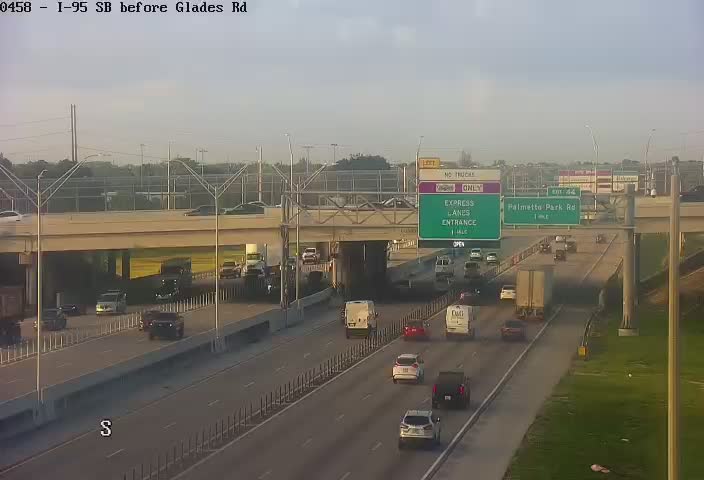 I-95 SB N of Glade Rd