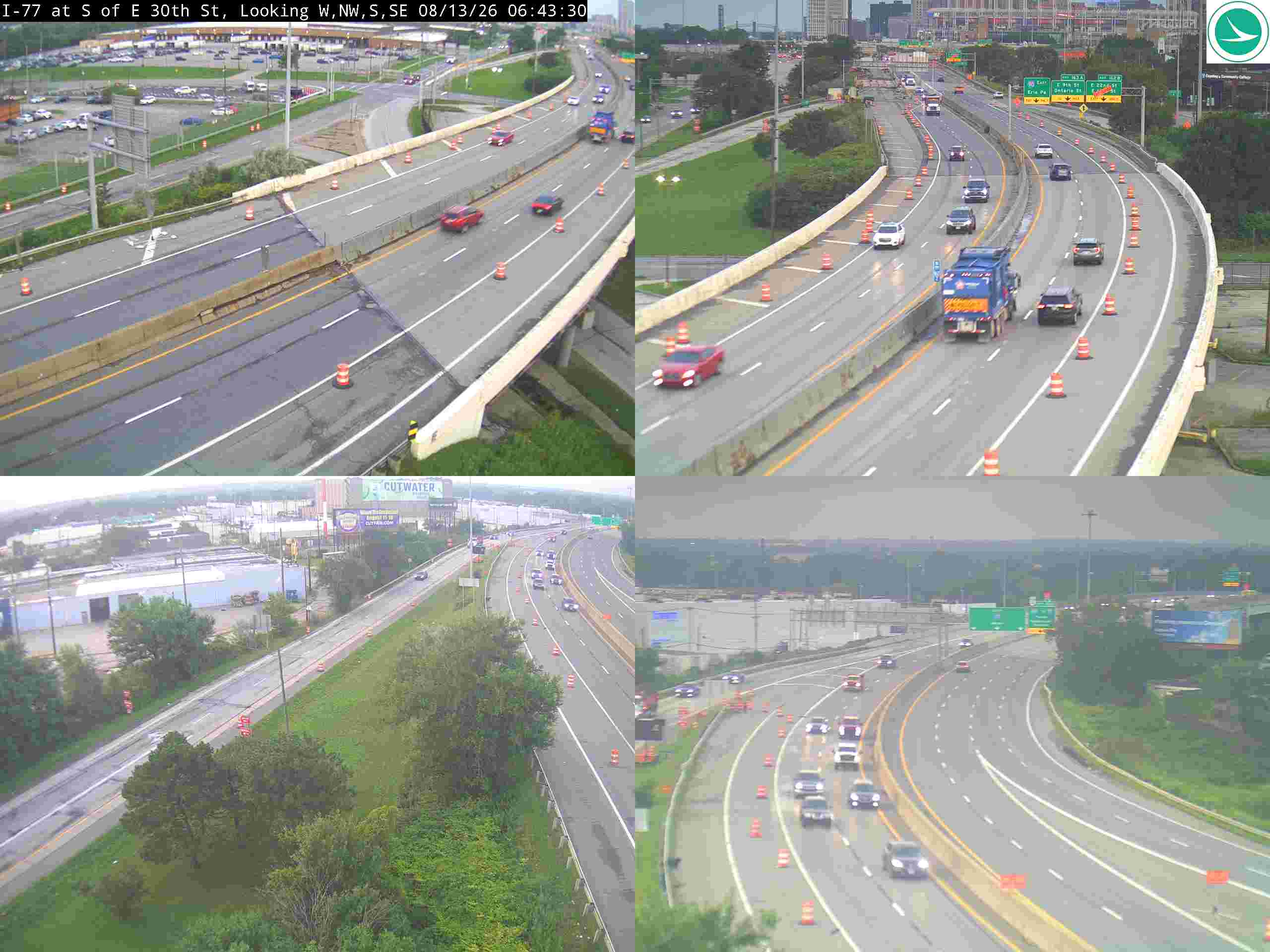 I-77 at S of E 30th St