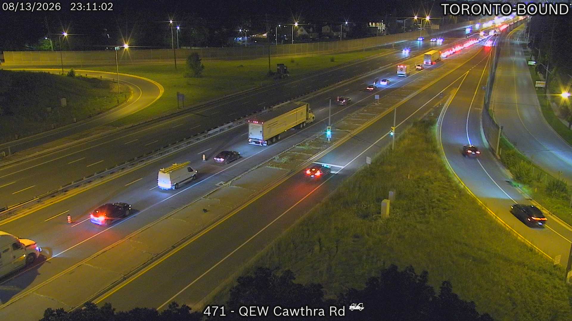 QEW near Cawthra Road