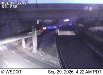 I-5 at 133.7: SB I-705 to NB I-5/SB SR 7, Ground