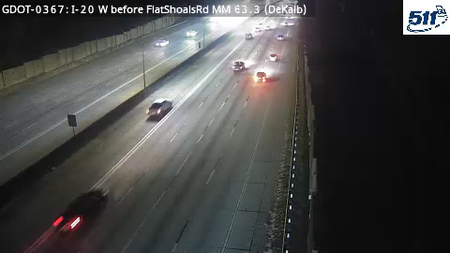 GDOT-0367: I-20 W before FlatShoalsRd MM 63.3 (DeKalb)