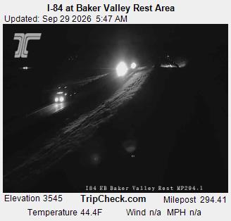 I-84 at Baker Valley Rest Area