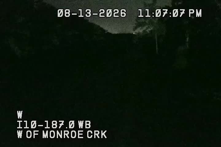 I10-MM 187.0WB-W of Monroe Crk