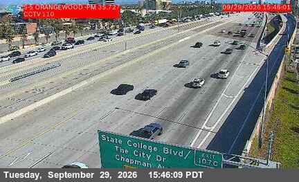 I-5 - I-5 : (110) Orangewood Avenue - South