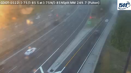GDOT-0022: I-75/I-85 S at I-75N/I-85NSplit MM 249.7 (Fulton)