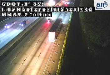 GDOT-0185: I-85 N before FlatShoalsRd MM 65.7 (Fulton)