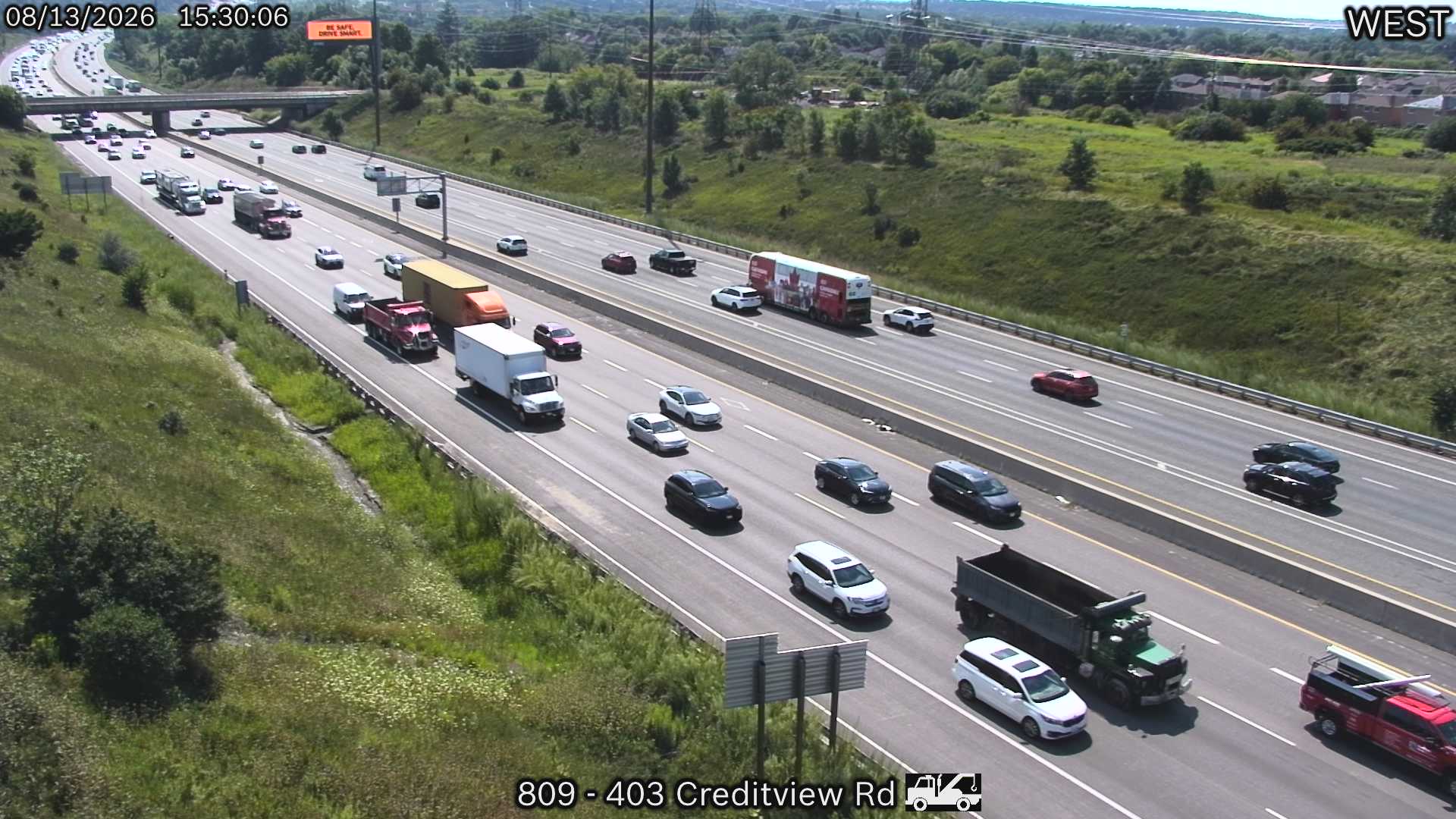 Highway 403 near Creditview Road