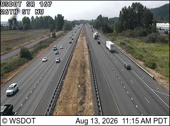 SR 167 at MP 16.3: 26th St NW