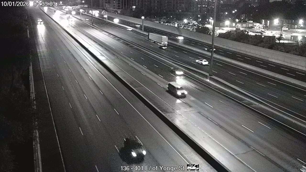 Highway 401 East of Yonge Street