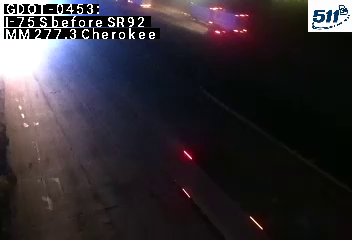 GDOT-0453: I-75 S before SR92 MM 277.3 (Cherokee)