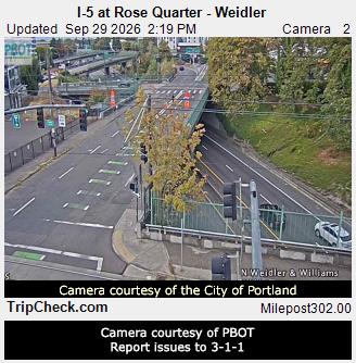 I-5 at Rose Quarter - Weidler