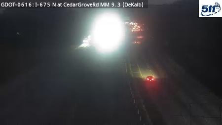 GDOT-0616: I-675 N at CedarGroveRd MM 9.3 (DeKalb)