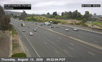 I-5 : (213) South of Avenida Vaquero On