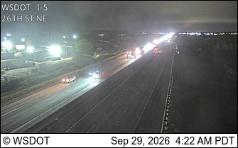I-5 at MP 196.9: 26th St NE