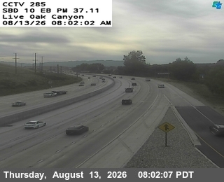 I-10 : (285) Live Oak Canyon EB Onramp