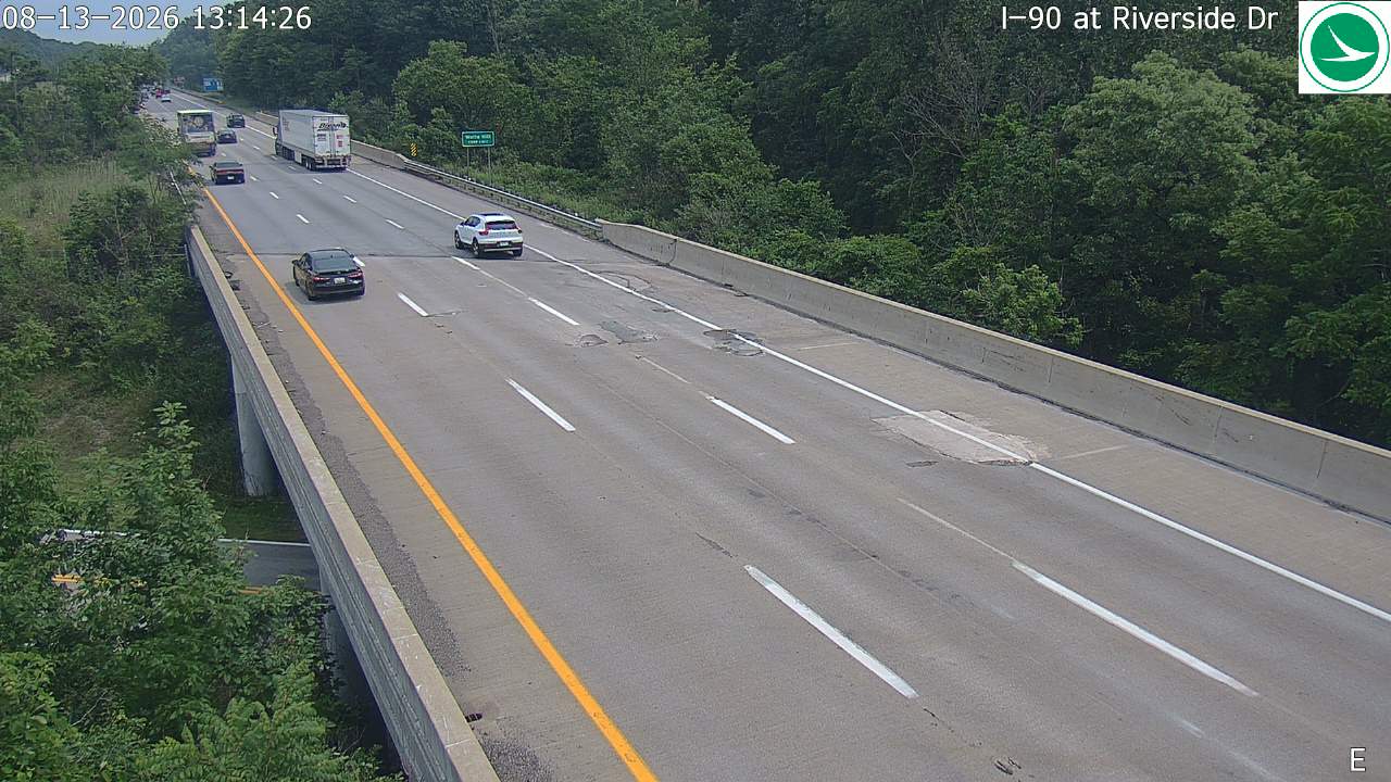 I-90 at Riverside Dr