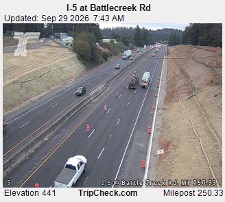 I-5 at Battlecreek Rd