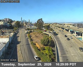 CA-280 - TV309 -- I-280 : AT CESAR CHAVEZ - South