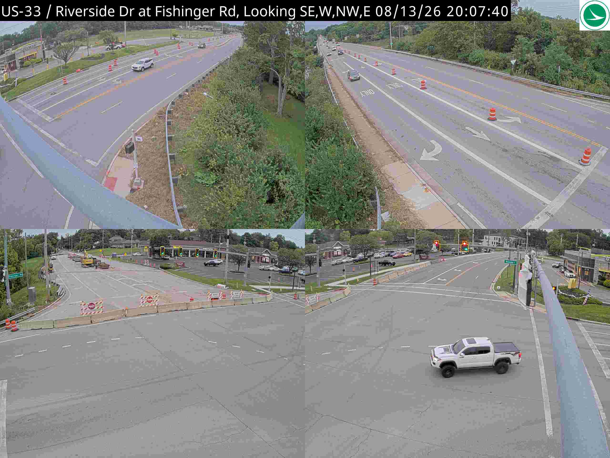 US-33/Riverside Dr at Fishinger Rd
