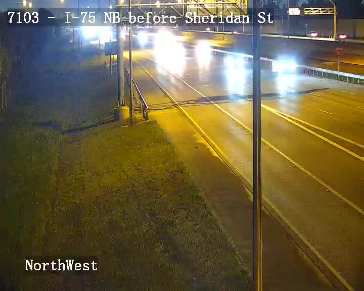 I-75 NB before Sheridan St