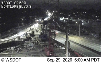 SR 520 at MP 0.9: Montlake Blvd, South