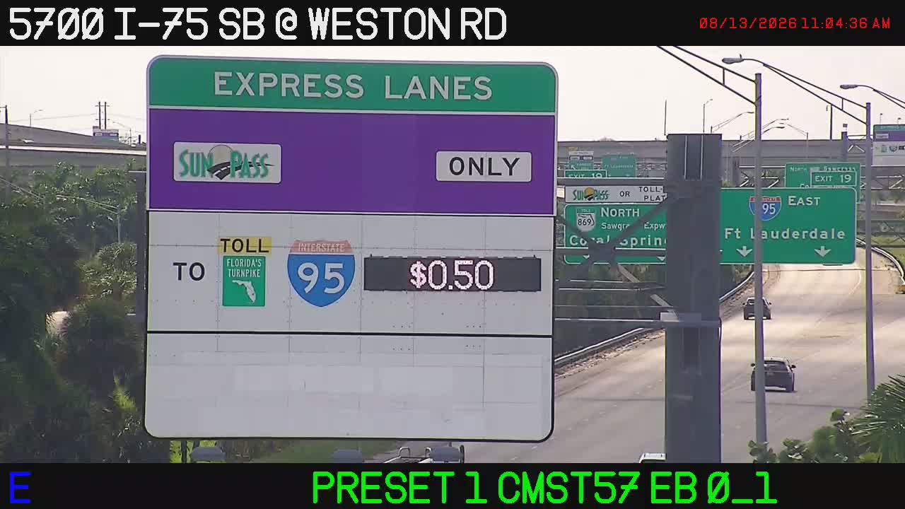 5700 MP 0.5 (E of Weston Rd)