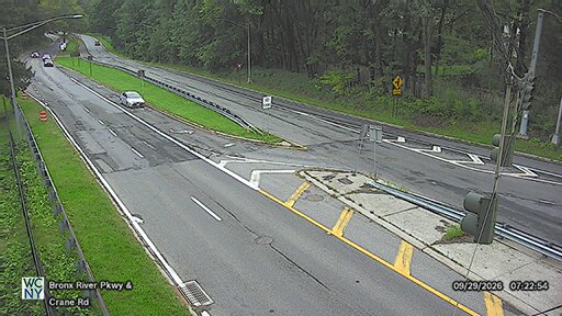 Bronx River Parkway at Crane Road
