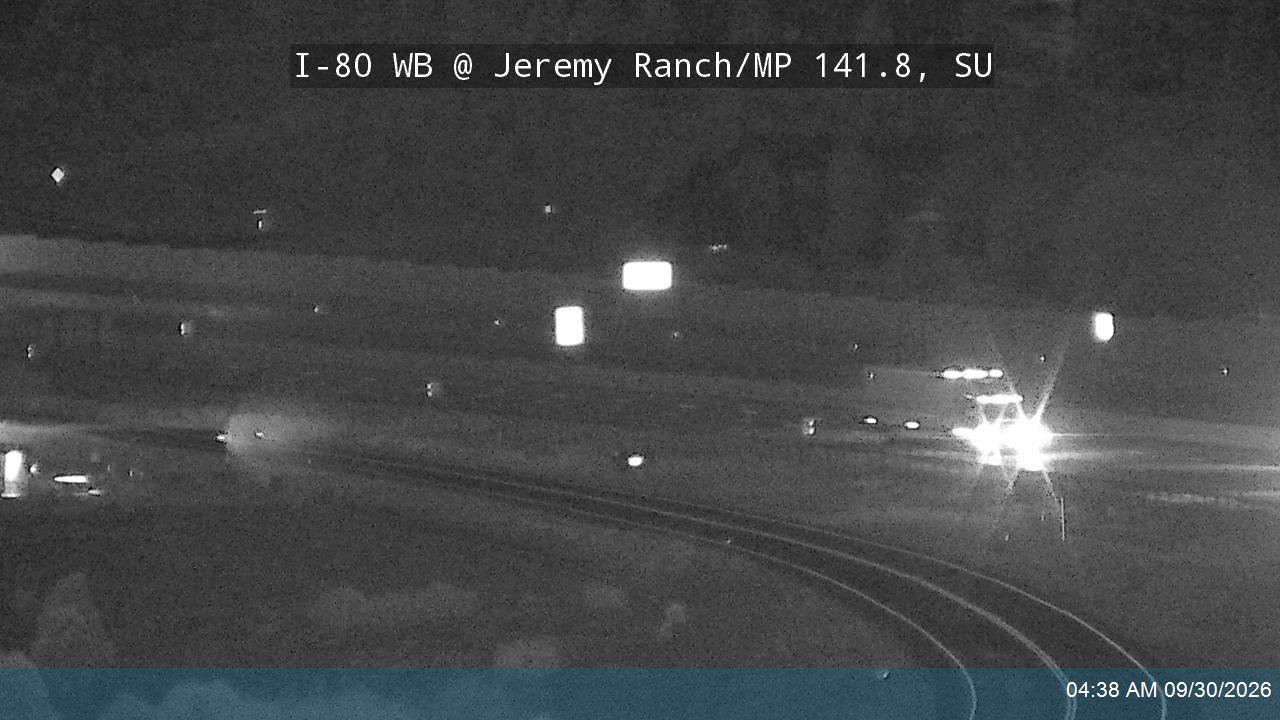 I-80 WB @ Jeremy Ranch / MP 141.8, SU