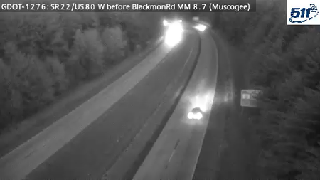 GDOT-1276: SR22/US80 W before BlackmonRd MM 8.6 (Muscogee)