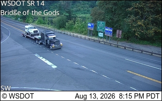 SR 14 at MP 41.5: Bridge of the Gods