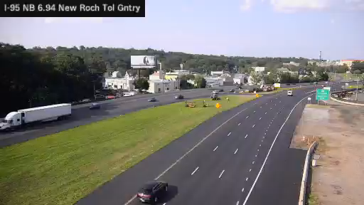 I-95 MP 006.94 NB at the New Rochelle Toll Gantry